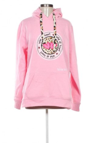 Damen Sweatshirt Zwillingsherz, Größe L, Farbe Rosa, Preis € 22,99
