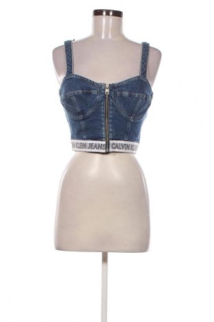 Damentop Calvin Klein Jeans, Größe S, Farbe Blau, Preis € 19,99