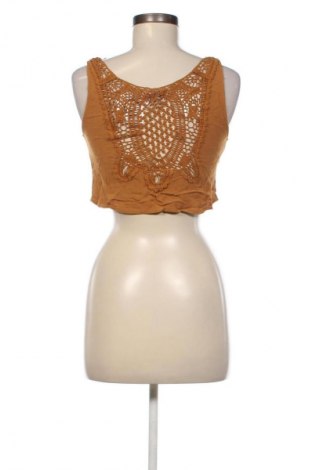 Дамски топ Pull&Bear, Размер S, Цвят Кафяв, Цена 16,99 лв.