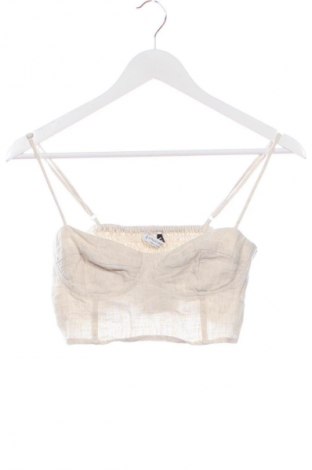 Дамски топ Stradivarius, Размер S, Цвят Бежов, Цена 29,00 лв.