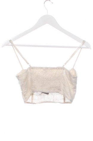 Дамски топ Stradivarius, Размер S, Цвят Бежов, Цена 29,00 лв.