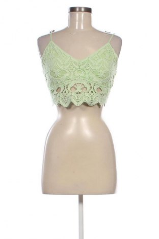 Дамски топ Stradivarius, Размер S, Цвят Зелен, Цена 29,00 лв.