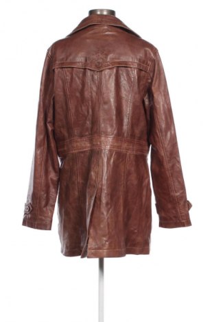 Δερμάτινο γυναικείο παλτό TCM, Μέγεθος XL, Χρώμα Καφέ, Τιμή 110,02 €