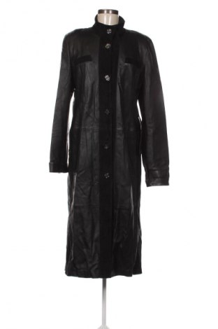 Damen Ledermantel Unbranded, Größe XL, Farbe Schwarz, Preis 110,02 €