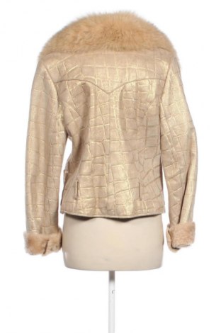 Damski skórzany płaszcz Unbranded, Rozmiar M, Kolor Beżowy, Cena 584,51 zł