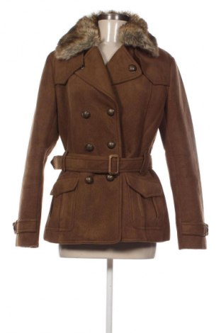 Δερμάτινο γυναικείο παλτό Unbranded, Μέγεθος M, Χρώμα Καφέ, Τιμή 51,99 €