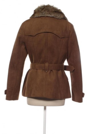 Δερμάτινο γυναικείο παλτό Unbranded, Μέγεθος M, Χρώμα Καφέ, Τιμή 51,99 €