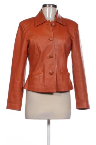 Damen Lederjacke Collection, Größe S, Farbe Orange, Preis 49,62 €
