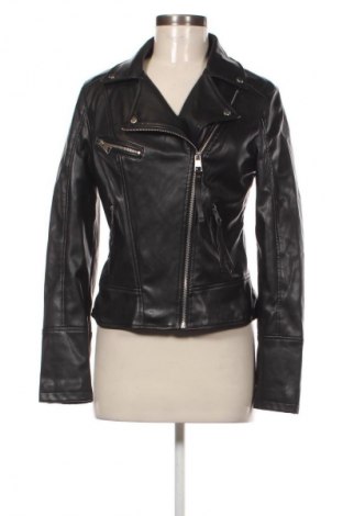 Γυναικείο δερμάτινο μπουφάν Cropp, Μέγεθος M, Χρώμα Μαύρο, Τιμή 31,71 €