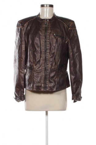 Geacă de piele pentru femei Gerry Weber, Mărime L, Culoare Maro, Preț 216,08 Lei