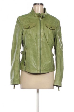 Γυναικείο δερμάτινο μπουφάν Gipsy, Μέγεθος L, Χρώμα Πράσινο, Τιμή 112,99 €
