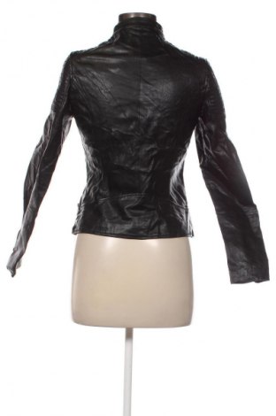 Дамско кожено яке H&M, Размер S, Цвят Черен, Цена 46,99 лв.
