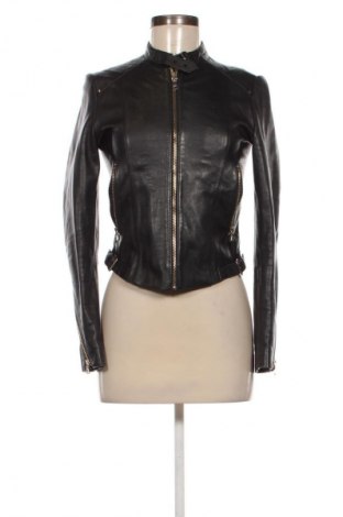 Damen Lederjacke Mango, Größe XS, Farbe Schwarz, Preis € 48,91