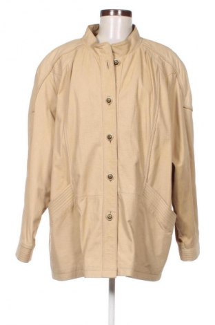 Дамско кожено яке Marco Pecci, Размер XXL, Цвят Бежов, Цена 97,75 лв.