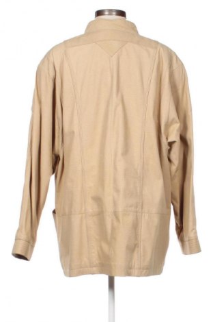 Дамско кожено яке Marco Pecci, Размер XXL, Цвят Бежов, Цена 97,75 лв.