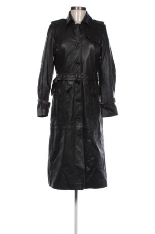 Дамско кожено яке STUDIO ID, Размер XS, Цвят Черен, Цена 429,00 лв.