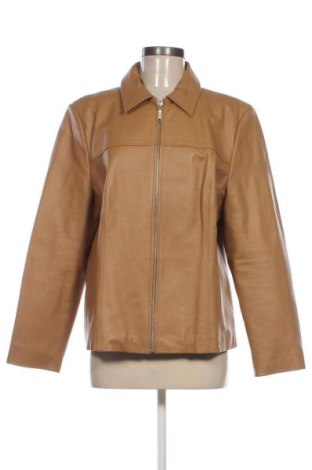 Geacă de piele pentru femei Together, Mărime XL, Culoare Maro, Preț 257,24 Lei
