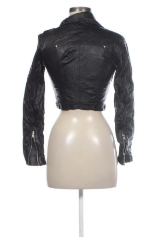 Geacă de piele pentru femei Unbranded, Mărime S, Culoare Negru, Preț 309,99 Lei