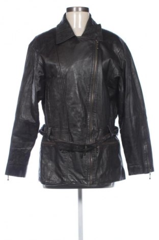 Geacă de piele pentru femei Unbranded, Mărime M, Culoare Maro, Preț 485,00 Lei