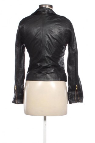 Дамско кожено яке Unbranded, Размер XS, Цвят Черен, Цена 97,75 лв.