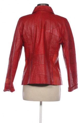 Дамско кожено яке Unbranded, Размер L, Цвят Червен, Цена 97,01 лв.