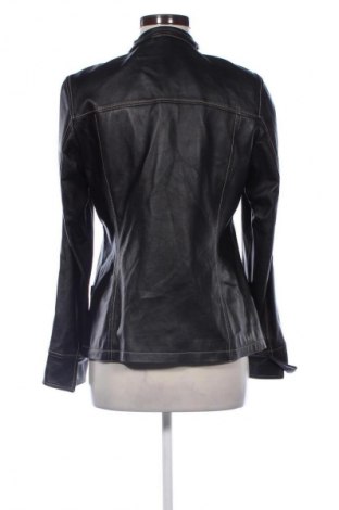Дамско кожено яке Visconf, Размер M, Цвят Черен, Цена 156,94 лв.