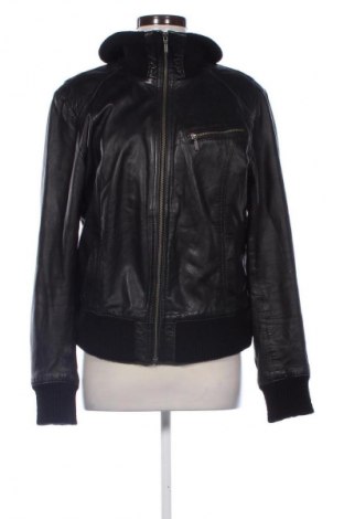 Γυναικείο δερμάτινο μπουφάν Yes Or No, Μέγεθος XL, Χρώμα Μαύρο, Τιμή 88,61 €