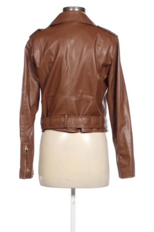 Damska kurtka skórzana Zara, Rozmiar L, Kolor Brązowy, Cena 195,40 zł
