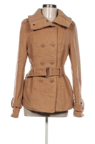 Дамско палто Amisu, Размер M, Цвят Бежов, Цена 62,99 лв.