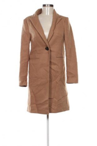 Дамско палто F&F, Размер XS, Цвят Бежов, Цена 58,99 лв.