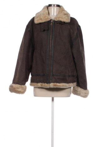 Damska kurtka skórzana Globe Trotter, Rozmiar L, Kolor Beżowy, Cena 188,99 zł