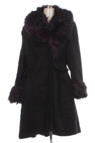 Damenmantel Hell Bunny, Größe XXL, Farbe Schwarz, Preis 58,99 €