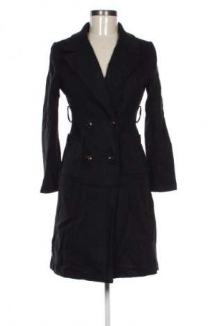 Γυναικείο παλτό SHEIN, Μέγεθος XS, Χρώμα Μαύρο, Τιμή 24,99 €