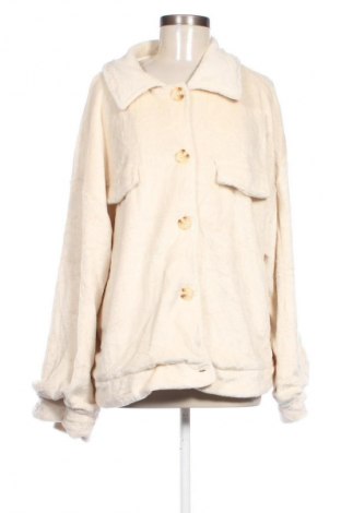 Damski płaszcz SHEIN, Rozmiar 4XL, Kolor Beżowy, Cena 96,99 zł