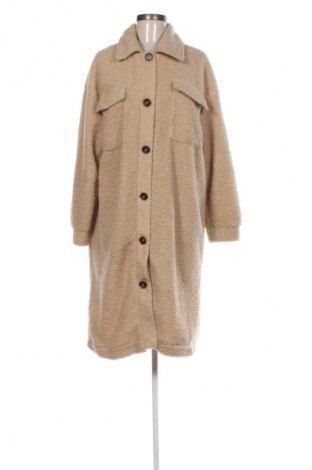 Γυναικείο παλτό SHEIN, Μέγεθος L, Χρώμα  Μπέζ, Τιμή 16,99 €