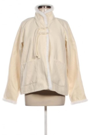 Dámsky kabát  SHEIN, Veľkosť L, Farba Kremová, Cena  15,95 €