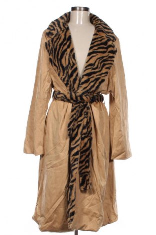 Damski płaszcz SHEIN, Rozmiar 4XL, Kolor Beżowy, Cena 90,99 zł