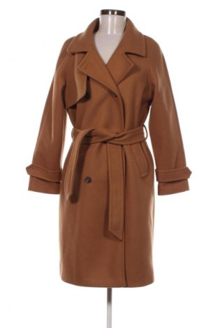 Damski płaszcz Sinsay, Rozmiar S, Kolor Brązowy, Cena 150,92 zł