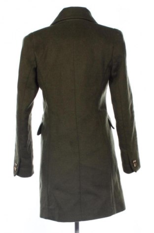 Дамско палто Stradivarius, Размер S, Цвят Зелен, Цена 166,44 лв.