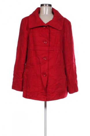 Дамско палто Time, Размер XL, Цвят Червен, Цена 19,99 лв.
