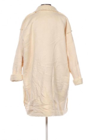Дамско палто Unbranded, Размер XL, Цвят Екрю, Цена 64,99 лв.