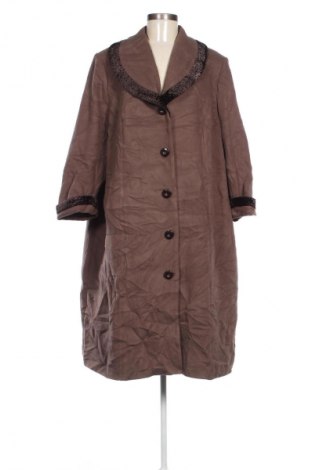 Dámský kabát  Unbranded, Velikost 4XL, Barva Hnědá, Cena  689,00 Kč