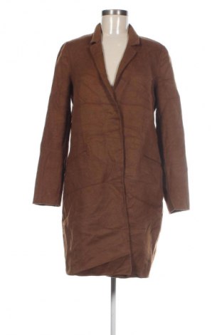 Дамско палто Zara, Размер L, Цвят Кафяв, Цена 67,99 лв.