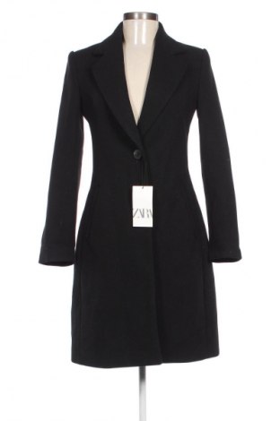 Damski płaszcz Zara, Rozmiar XS, Kolor Czarny, Cena 283,14 zł