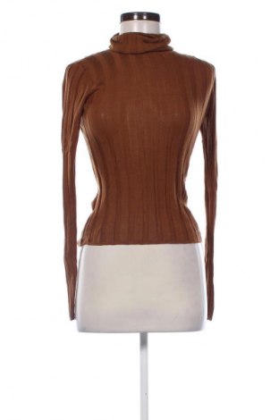 Дамско полo Zara, Размер S, Цвят Кафяв, Цена 20,14 лв.