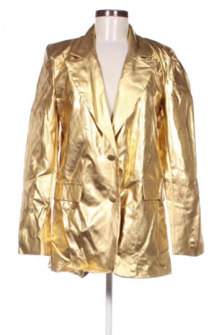 Дамско сако Styled In Italy, Размер XL, Цвят Златист, Цена 77,00 лв.