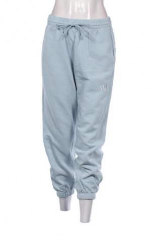 Дамско спортно долнище Adidas, Размер S, Цвят Син, Цена 48,88 лв.