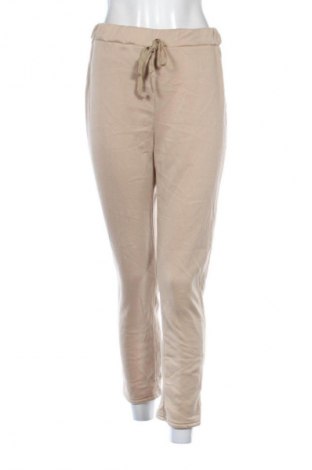 Дамско спортно долнище Unbranded, Размер S, Цвят Бежов, Цена 15,99 лв.