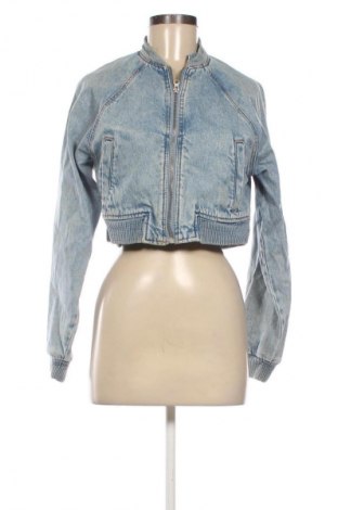 Geacă de femei Pull&Bear, Mărime S, Culoare Albastru, Preț 102,63 Lei