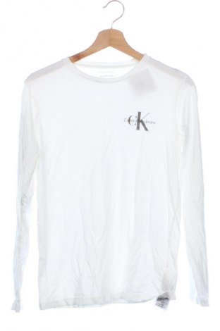 Dziecięca bluzka Calvin Klein Jeans, Rozmiar 14-15y/ 168-170 cm, Kolor Biały, Cena 47,99 zł